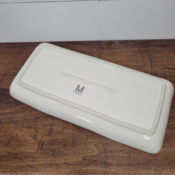 Rae Dunn Magenta Beach Chair Inspirational Platter Ceramic Serving Plate - Picture 3 of 6